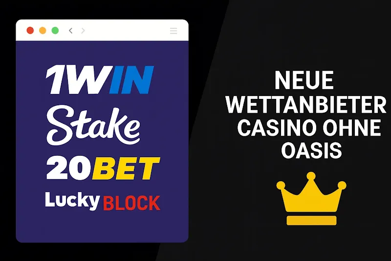 Neue Wettanbieter Casino ohne OASIS – Die besten Neuankömmlinge 2025